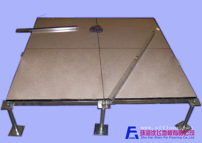 沈飞地板 防静电陶瓷地板 珠海沈飞 600*600*45 载重荷1500kg/m2